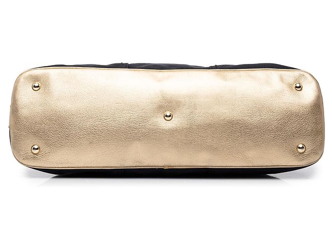 Autre Marque Bolso de mano Saint Laurent Muse Large de lona azul - vista 3