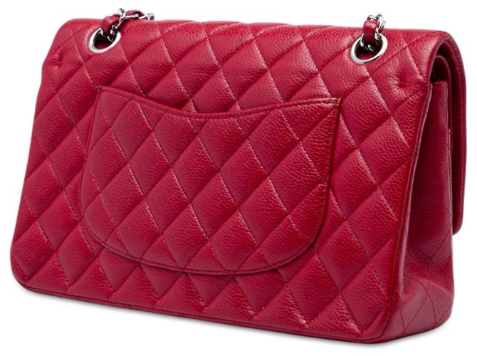 Chanel Red Medium Classic Caviar Double Flap - Ansicht 2