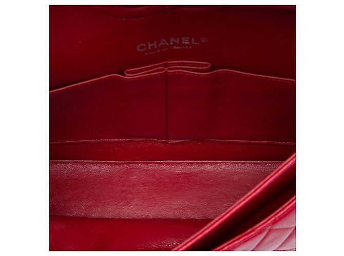 Chanel Red Medium Classic Caviar Double Flap - Ansicht 4