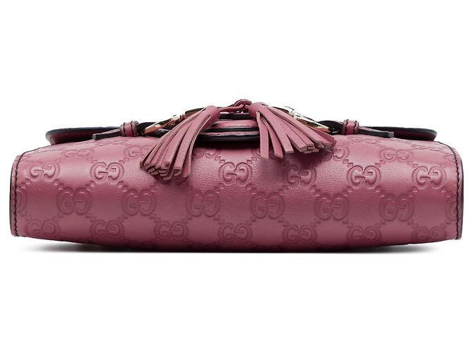 Gucci Pink Small Guccissima Emily Crossbody - vista 3
