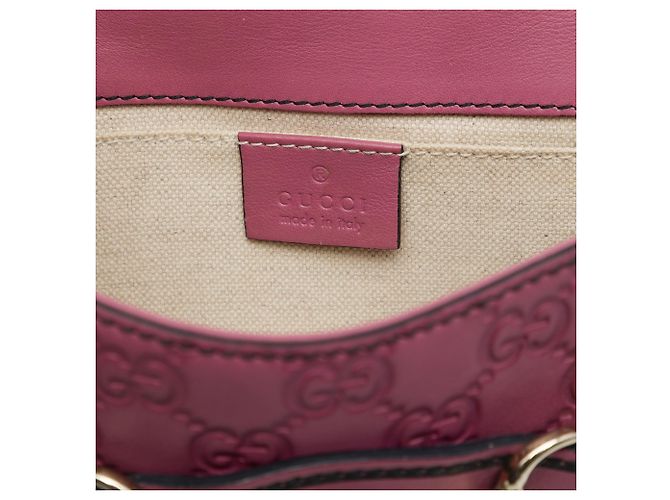 Gucci Pink Small Guccissima Emily Crossbody - vista 5