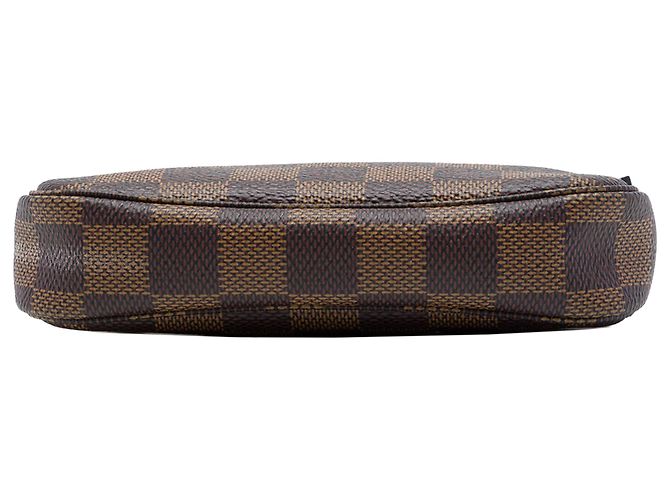 Louis Vuitton Brown Damier Ebene Mini Pochette Accessoires - vista 3