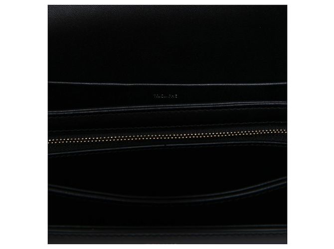 Céline Celine Black Classique Shiny Calfskin Triomphe Crossbody - vista 5