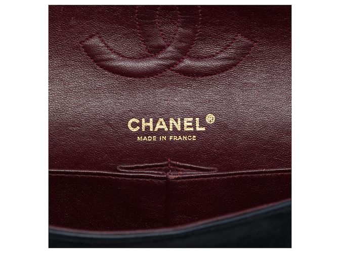 Chanel Black Medium Classic Lambskin Double Flap - Ansicht 5
