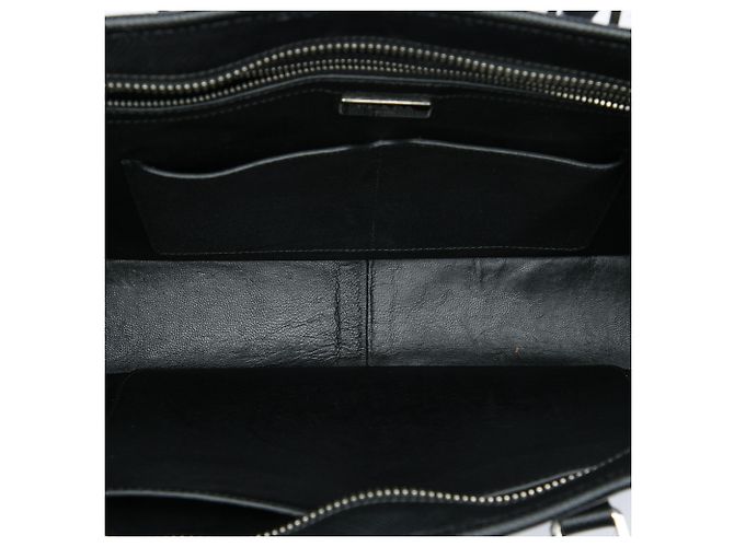 Borsa Business Prada in Saffiano Nero - vista 4