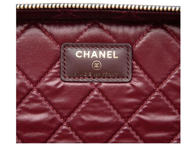 Borsa Vanity Chanel Black CC Quilted Lambskin con manico superiore - vista 5