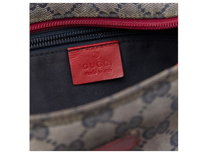 Borsa a tracolla Gucci Beige GG Crystal Web - vista 5