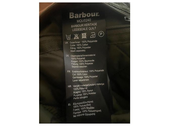 Barbour Liddesdale Steppjacke - Olivgrün - Ansicht 2