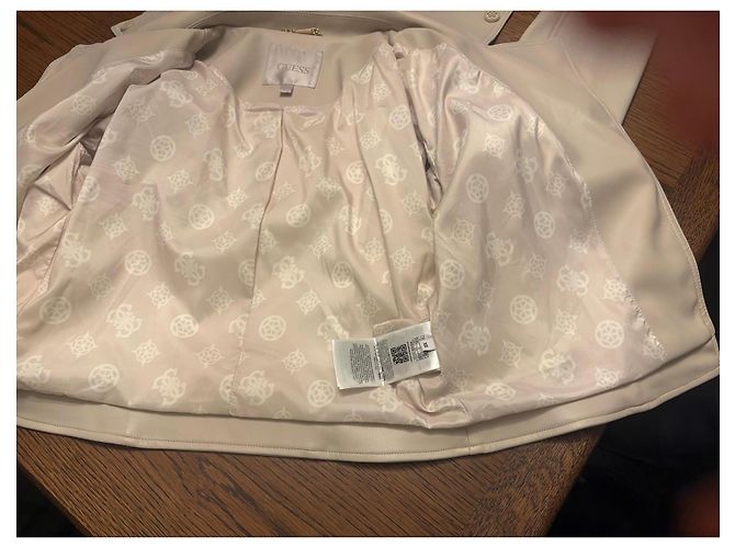 Guess Giacca in ecopelle da donna in beige - vista 2