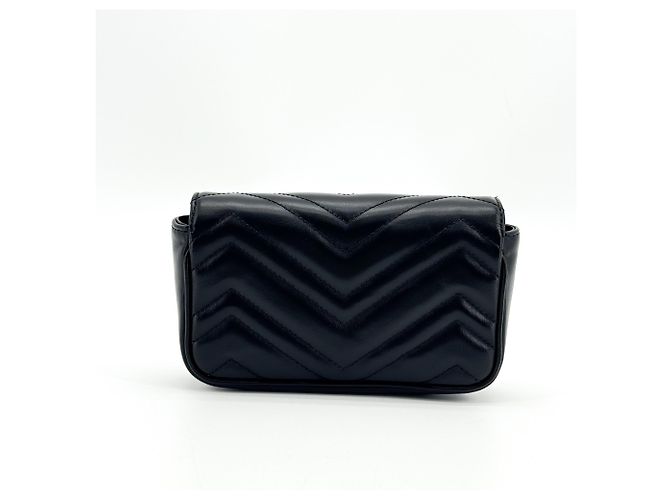 Gucci GG Marmont Flap Matelasse Leather Super Mini - vista 2