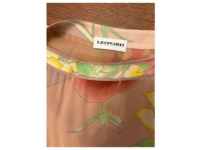 Leonard Seidenkleid mit Blumenprint - Ansicht 2