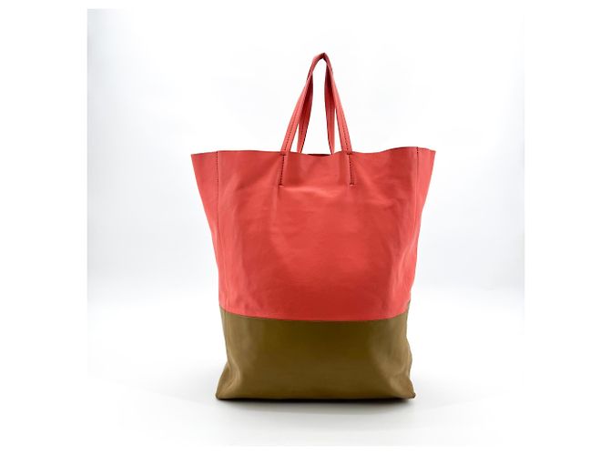 Céline Celine Vertical Bi-Cabas Leather Large - vue 2