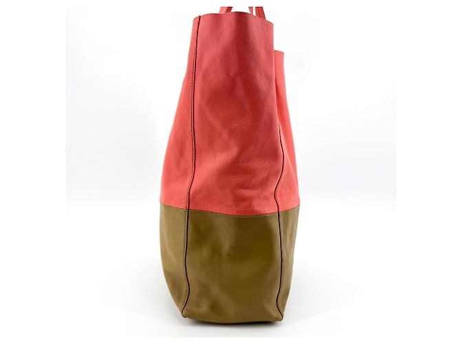 Céline Celine Vertical Bi-Cabas Leather Large - vue 4