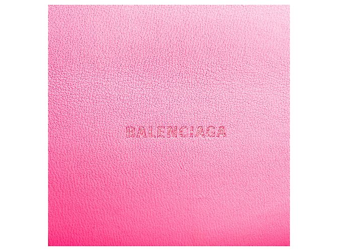 Balenciaga Hourglass Top Handle Crocodile Embossed Leather Mini - vista 6