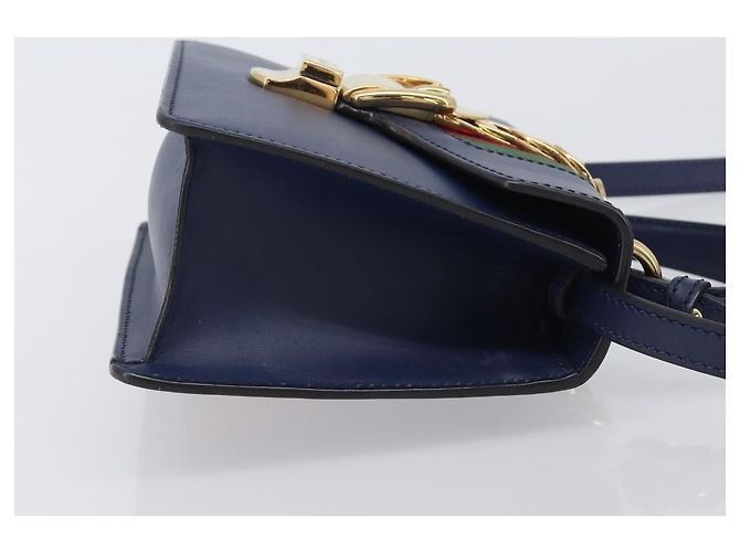 Gucci Sylvie Top Handle Leather Mini - vista 3