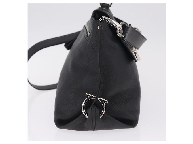 Salvatore Ferragamo Sofia Satchel Grainy Leather Large - vista 4