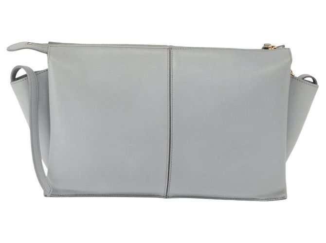 Céline Clutch Tri-Fold con cadena de piel lisa Celine - vista 2