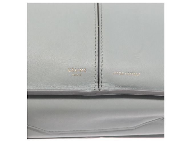 Céline Clutch Tri-Fold con cadena de piel lisa Celine - vista 6