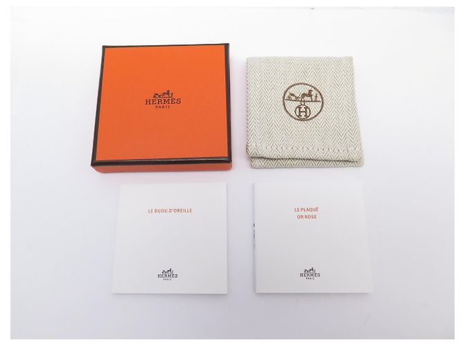 Hermès NUOVO MONO ORECCHINO HERMES OLYMPE PM H010707CD55 IN PLAQUE OR - vista 14