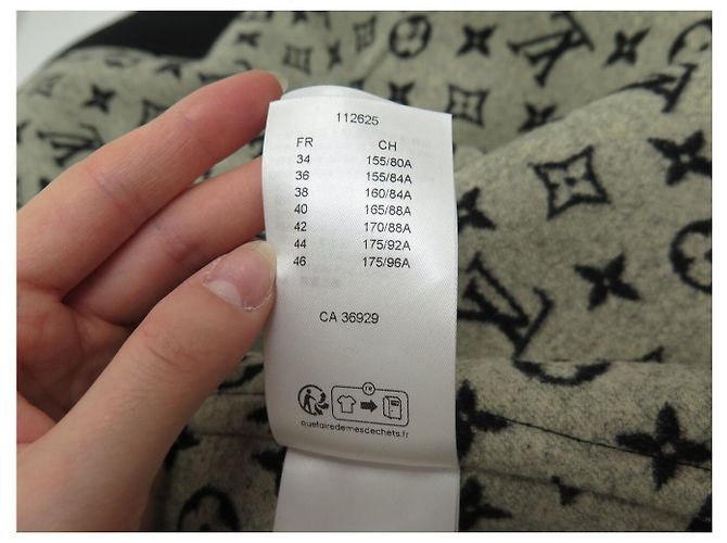 ABRIGO LARGO LOUIS VUITTON NUEVO CINTURÓN FORRO MONOGRAM S 36 - vista 10