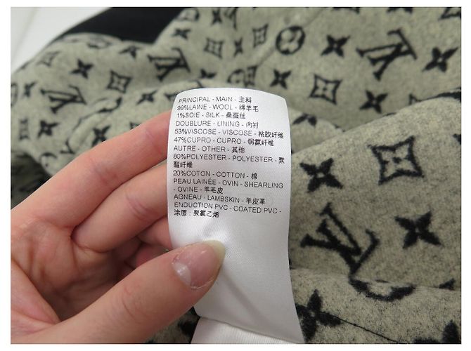 ABRIGO LARGO LOUIS VUITTON NUEVO CINTURÓN FORRO MONOGRAM S 36 - vista 12