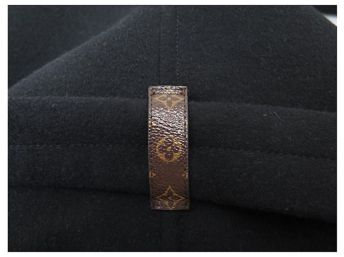 ABRIGO LARGO LOUIS VUITTON NUEVO CINTURÓN FORRO MONOGRAM S 36 - vista 16