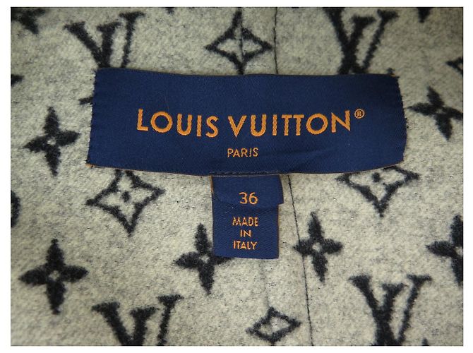 ABRIGO LARGO LOUIS VUITTON NUEVO CINTURÓN FORRO MONOGRAM S 36 - vista 5