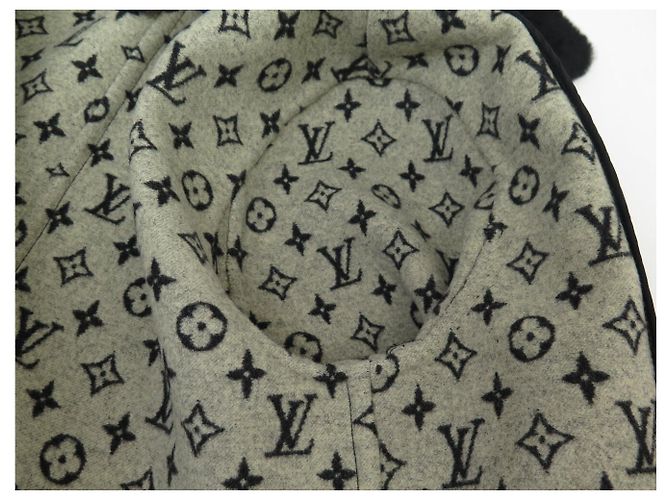 ABRIGO LARGO LOUIS VUITTON NUEVO CINTURÓN FORRO MONOGRAM S 36 - vista 6