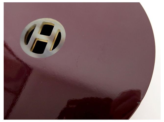 Hermès HERMES RUNDE LACK- UND BÜFFELHORNBOX VIDE POCHE EMPTY POCKET BOX - Ansicht 13