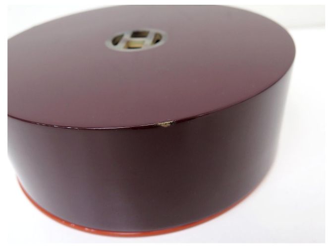 Hermès HERMES RUNDE LACK- UND BÜFFELHORNBOX VIDE POCHE EMPTY POCKET BOX - Ansicht 15