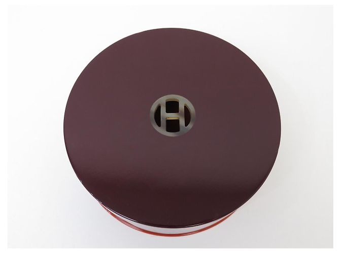 Hermès HERMES RUNDE LACK- UND BÜFFELHORNBOX VIDE POCHE EMPTY POCKET BOX - Ansicht 2