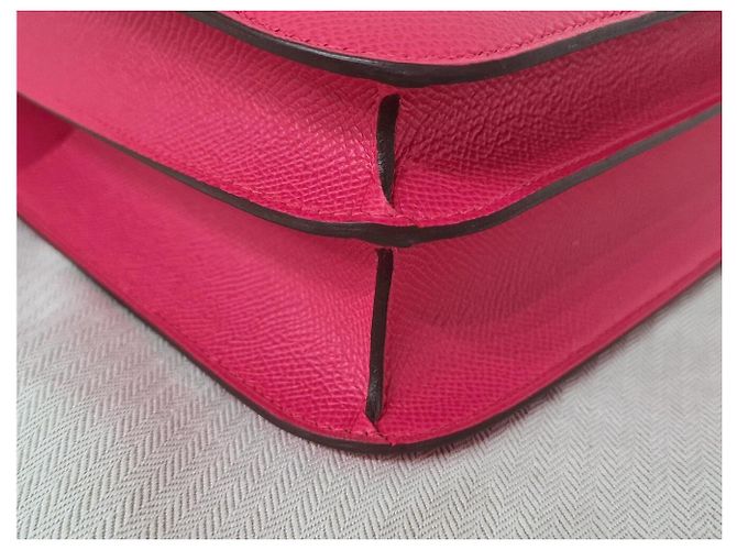 Hermès NUOVA BORSA A MANO HERMES CONSTANCE III 24 H080122CKAD PELLE EPSOM LUCERNA ALLIGATORE - vista 16