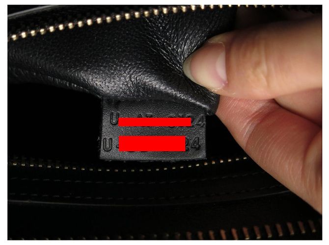Céline BORSA A MANO CELINE LUGGAGE CABAS IN PELLE NERA MEDIUM - vista 12