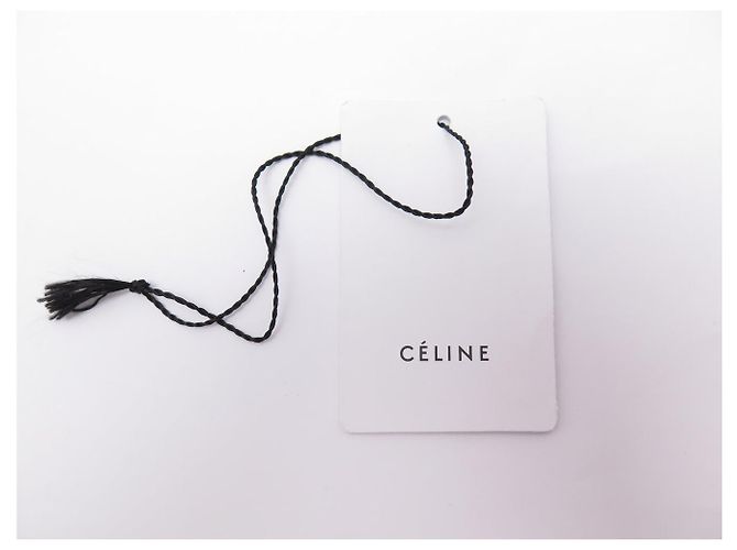 Céline BORSA A MANO CELINE LUGGAGE CABAS IN PELLE NERA MEDIUM - vista 19