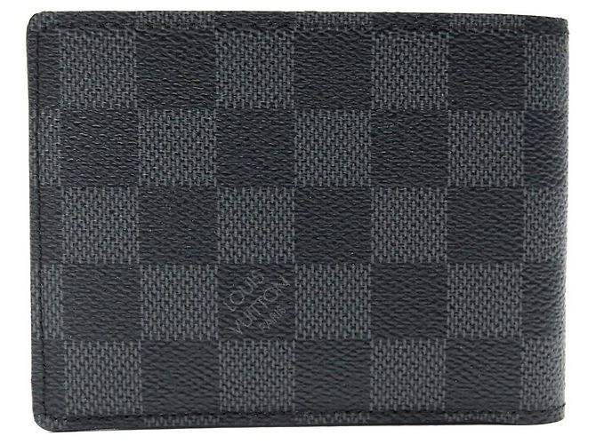 NEU LOUIS VUITTON MULTIPLE N62663 DAMIER GRAPHITE WALLET - Ansicht 2