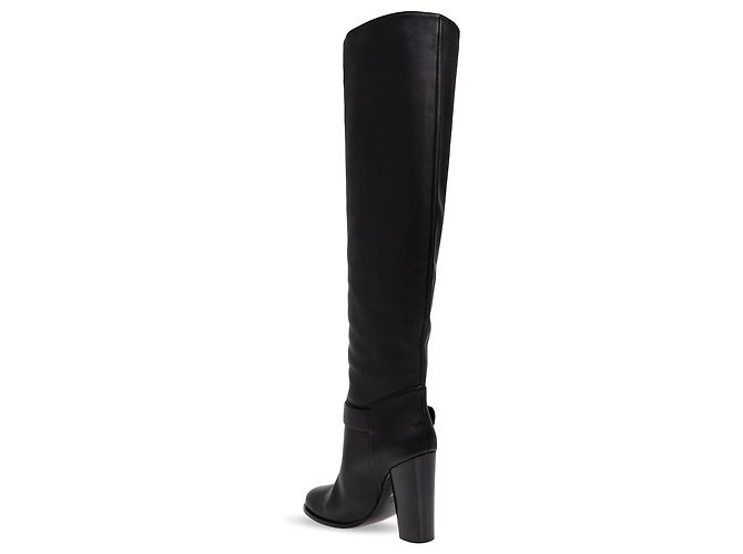 Botas de tacón de cuero negro Dolce & Gabbana - vista 2