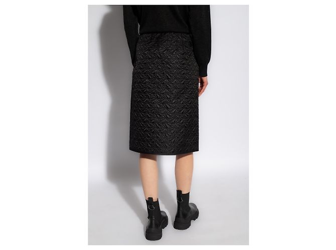 Falda midi acolchada Moncler negra - vista 2