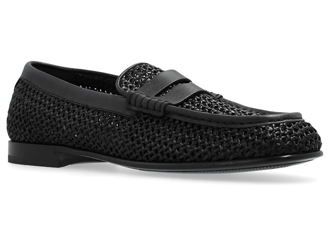 Mocassini in pelle nera Dolce & Gabbana - vista 2