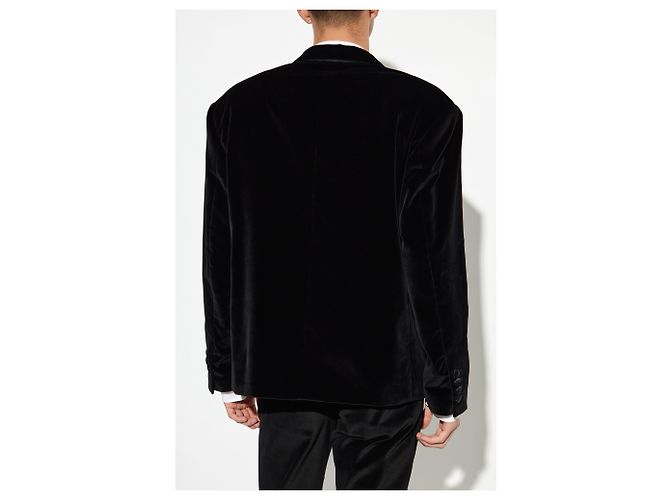 Blazer in velluto nero Dolce & Gabbana - vista 2