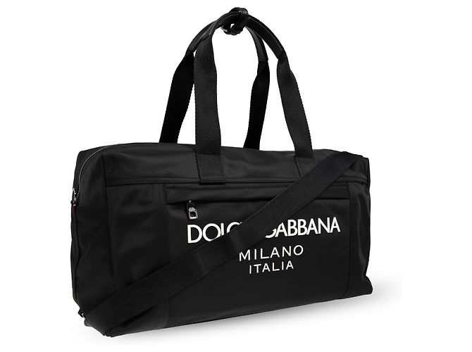 Valigetta Dolce & Gabbana nera in cotone - vista 2