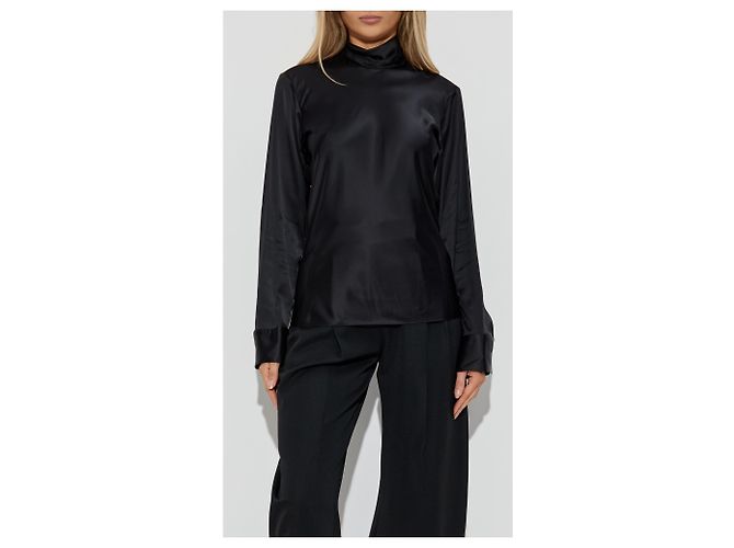 Courreges Top com gola alta - vista 3