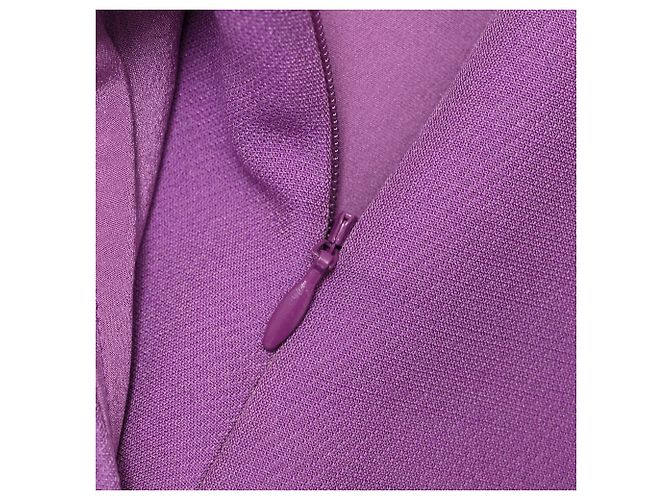 Minigonna a trapezio Dior in lana viola - vista 6