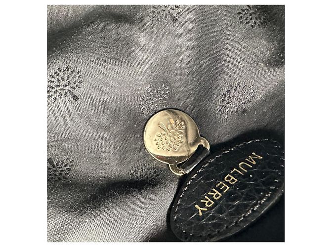 Borsa a tracolla Mulberry Darley Hobo in pelle nera - vista 12