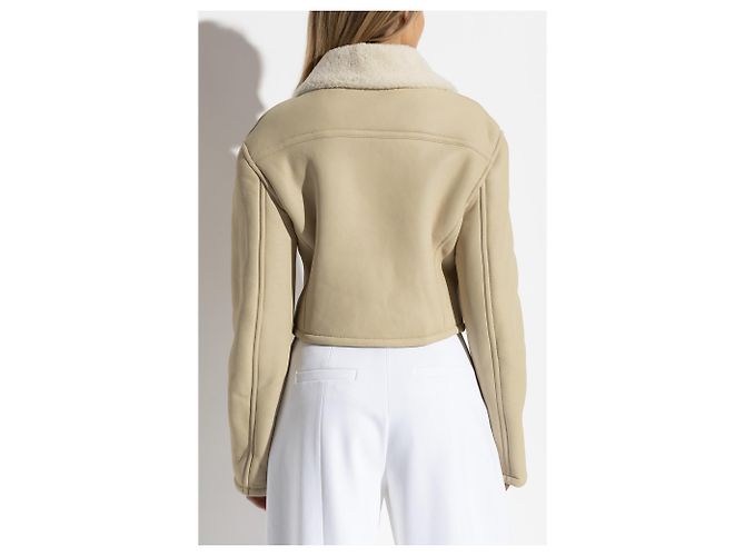 Jacquemus Doppelreihiger Shearling-Mantel - Ansicht 2