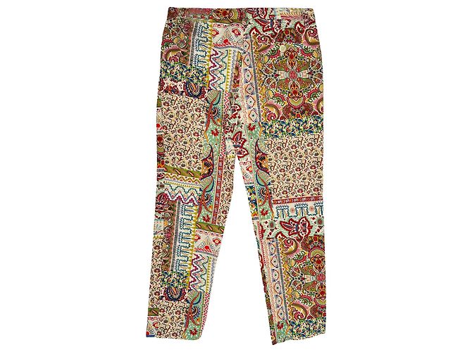 Pantaloni patchwork Etro in cotone multicolore - vista 2