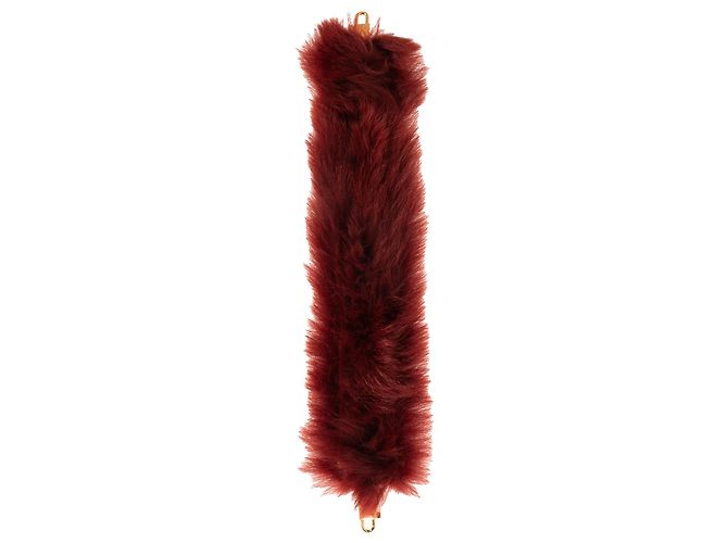 Tracolla in pelliccia Dolce & Gabbana burgundy - vista 4