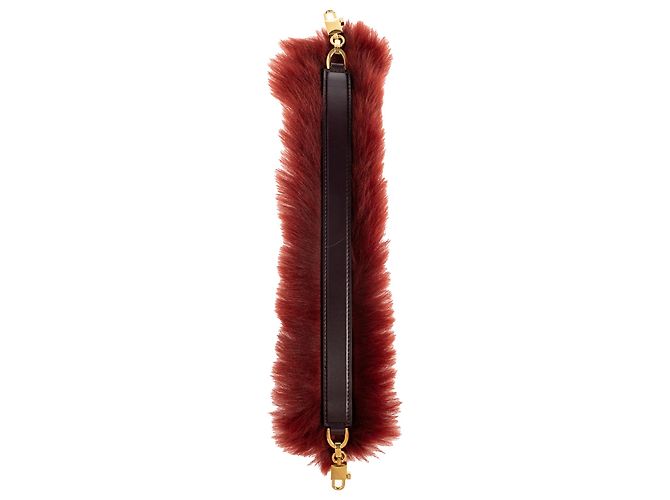 Tracolla in pelliccia Dolce & Gabbana burgundy - vista 5