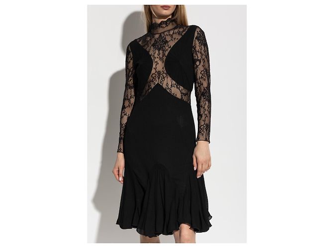 Givenchy Kleid mit Spitzeneinsätzen - Ansicht 3