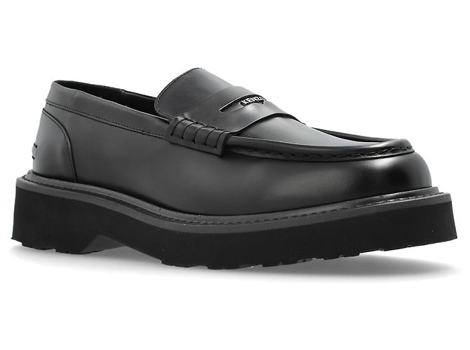Mocassini Kenzo in pelle nera - vista 4