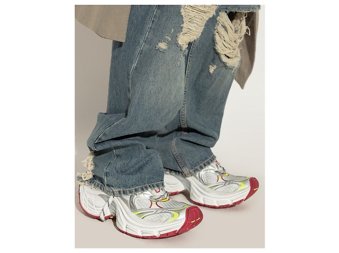 Sneakers Balenciaga Cargo Bianche - vista 2